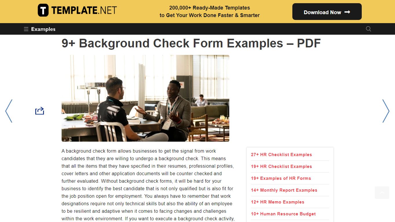 Background Check Form - Examples, Format, Pdf | Examples